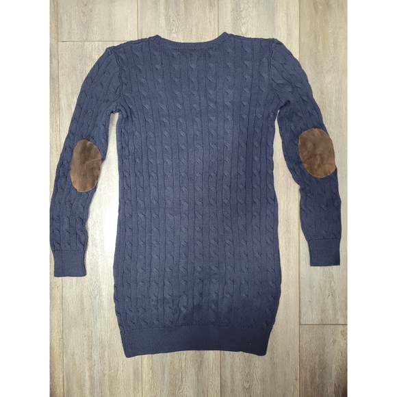 Polo Ralph Lauren Children's Cable-Knit Elbow Patch Sweater Dress - Picture 12 of 12